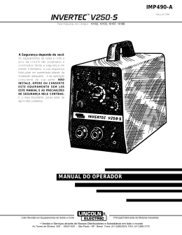 INVERTEC V250-S - Lincoln Electric