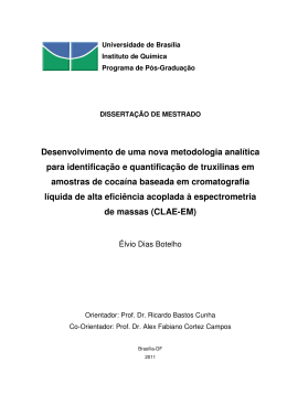 Desenvolvimento de uma nova metodologia analítica para