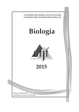 Apostila de Biologia &ndash; Prof&ordm; Daniel Rocha