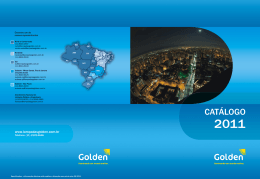 Cat&aacute;logo - L&acirc;mpadas Golden
