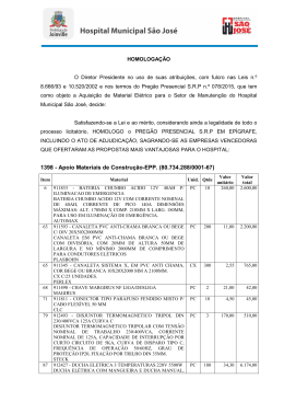 1398 - Apoio Materiais de Construção-EPP. (80.734.288/0001-67)