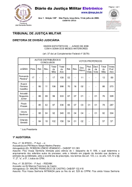 Di&aacute;rio da Justi&ccedil;a Militar Eletr&ocirc;nico