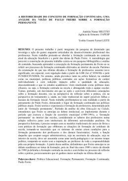 Forma&ccedil;&atilde;o continuada - Sociedade Brasileira de Hist&oacute;ria da Educa&ccedil;&atilde;o