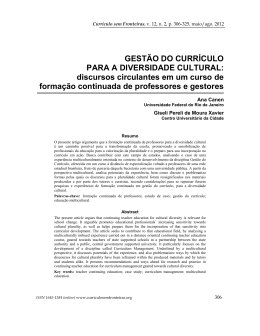 Formação Continuada Docente na Perspectiva Multicultural: um