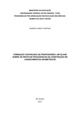 forma&ccedil;&atilde;o continuada de professores: um olhar sobre as pr&aacute;ticas