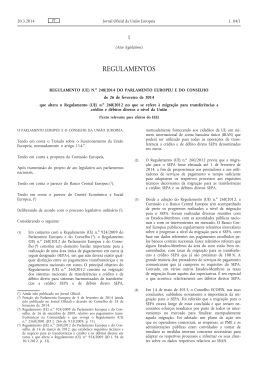 Regulamento (UE) n.o 248/2014 do Parlamento Europeu e do