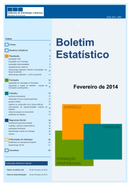 fevereiro de 2014 - Gabinete de Estrat&eacute;gia e Estudos