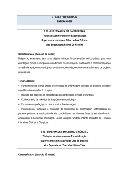 ENFERMAGEM EM CARDIOLOGIA