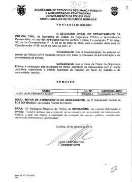 Portaria n&deg; 0505 - HUGO VIDAL FERREIRA JUNIOR
