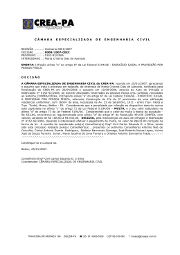 decisão nº 0008/2007-ceec - CREA-PA