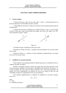 EST&Aacute;TICA DOS CORPOS R&Iacute;GIDOS