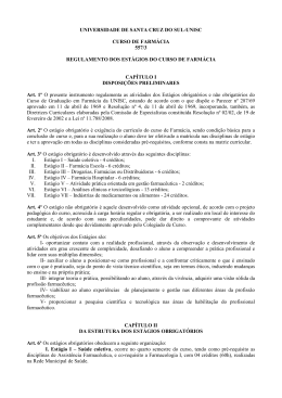 Regulamento dos Est&aacute;gios Supervisionados &ndash; Curr&iacute;culo 557-3