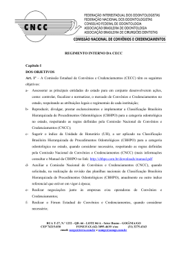 REGIMENTO INTERNO DA CECC com a ABCD - CRO-AM