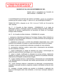 Decreto SC nº 533/1991