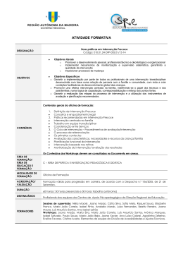 Programa de Divulga&ccedil;&atilde;o - Secretaria Regional Educa&ccedil;&atilde;o Recursos