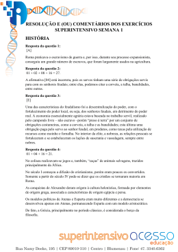 (ou) coment&aacute;rios dos exerc&iacute;cios superintensivo