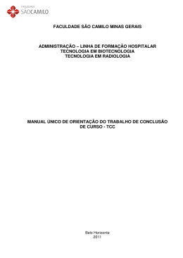 FACULDADE S&Atilde;O CAMILO MINAS GERAIS ADMINISTRA&Ccedil;&Atilde;O