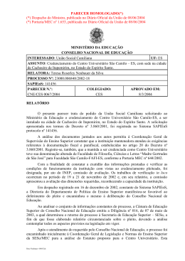 Parecer CNE/CES nº 67/2004, aprovado em 8 de março de 2004