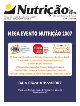 Mega Evento Nutrição 2007