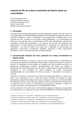 Visualizar/Abrir - Mineralis - Centro de Tecnologia Mineral