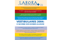 Labora 2005 - Col&eacute;gio Santo Am&eacute;rico