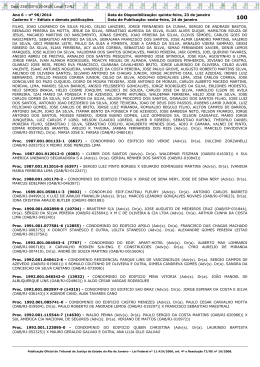 Ano 6 &ndash; n&ordm; 96/2014 Data de Disponibiliza&ccedil;&atilde;o: quinta