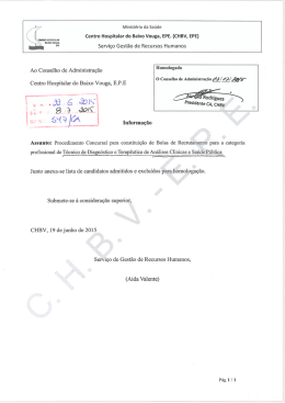 Doc_1 - Centro Hospitalar Baixo Vouga