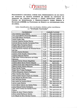 2503 - Faculdade de Direito da UNL