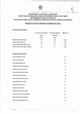 w PROCEDIMENTO CONCURSAL COMUM PARA