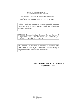 Fernando Henrique Cardoso II