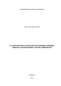 o plano nacional de educação de fernando henrique - DFE