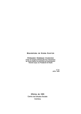 Visualizar Documento - Centro de Estudos Sociais