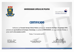 Certificamos que Fernando Henrique Silveir promovida pela Liga