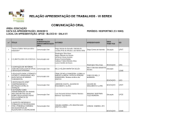 apresenta&ccedil;&otilde;es serex - Pr&oacute;-Reitoria de Extens&atilde;o e Cultura
