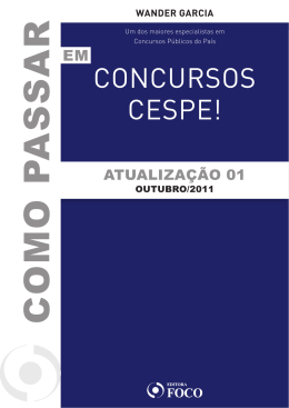 CONCURSOS CESPE_DIREITO PROC