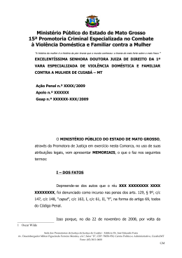 Ministério Público do Estado de Mato Grosso 15ª Promotoria