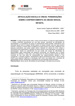 articula&ccedil;&atilde;o escola e creas - iv sies