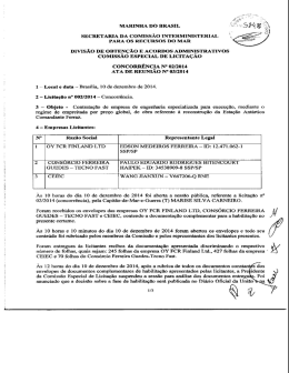 Ata da Sessão Pública de 10 de dezembro de