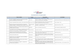XIV Congresso SPACV_Comunica&ccedil;&otilde;es Orais por Sess&atilde;o