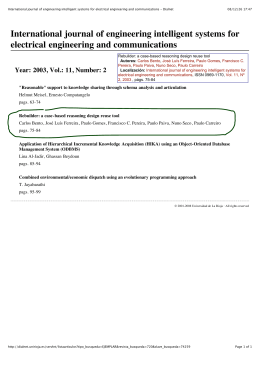International journal of engineering intelligent