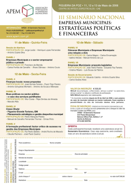 III SEMIN&Aacute;RIO NACIONAL