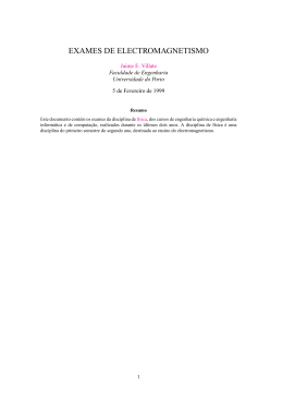 Exames de Eletromagnetismo