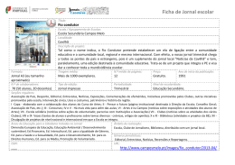 Ficha de Jornal escolar