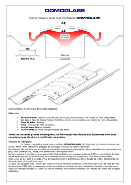 Domo Convencional com Ventila&ccedil;&atilde;o Domoglass