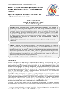 An&aacute;lise de experimentos n&atilde;o planejados: estudo de caso sobre