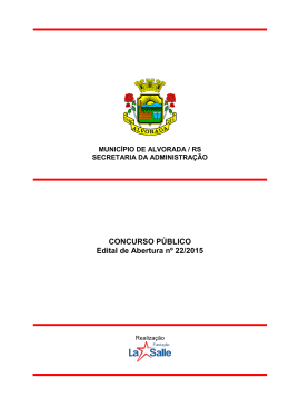Alvorada-RS - concurso