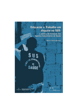 Educação e trabalho em disputa no SUS