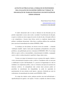 DC14 - O Estado e as Politicas Educacionais no Tempo Presente
