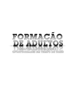 Formação de adultos - Repositório da Universidade dos Açores