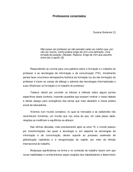 Professores conectados - Revista Tecnologias na Educa&ccedil;&atilde;o